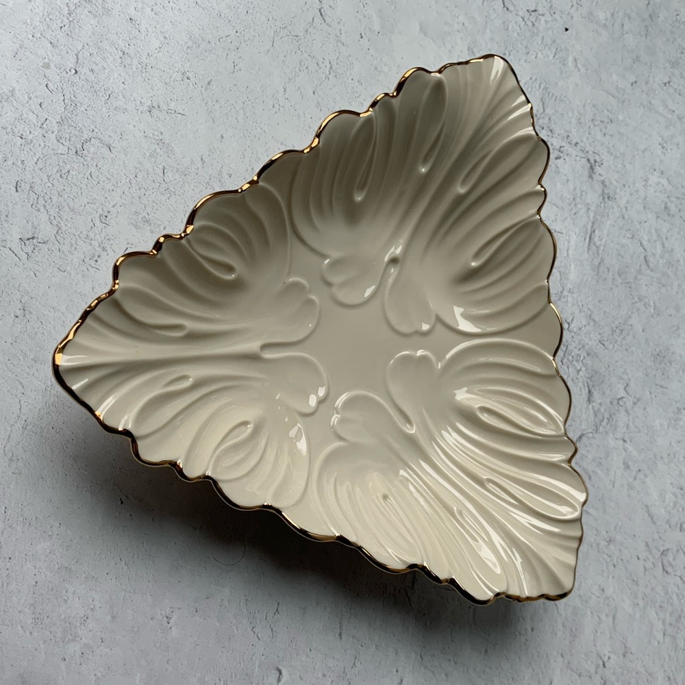 Lenox Triangle Candy Dish
